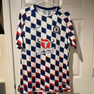 Nike Chelsea jersey.